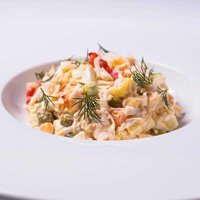 Оливье с крабом в Рыба Мечты по цене 1290 ₽