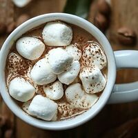 Какао с маршмеллоу в Coffee Cloud