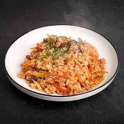 Рис с морепродуктами в Пицца Семейная точка по цене 385 ₽