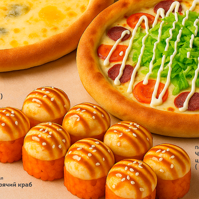 Комбо Такси Четыре сыра в СушиВэй по цене 2495 ₽