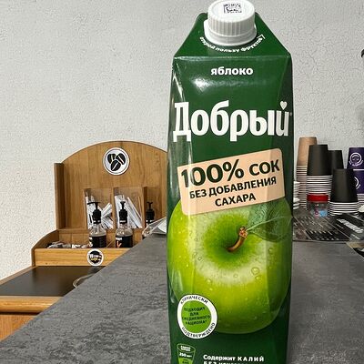 Добрый сок яблочныйв Чайхана Лагманная по цене 200 ₽