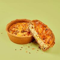 Киш с красной рыбой и луком-пореем в ЛюдиЛюбят