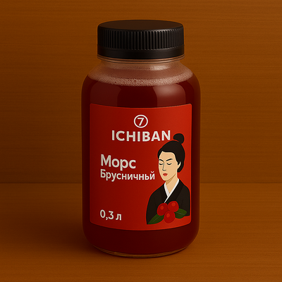 Морс брусника в Ichiban по цене 190 ₽