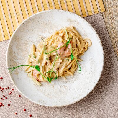 Паста Карбонара в Бурито по цене 590 ₽