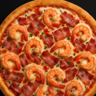 Пицца Дуэт (32 см) в Gellert_bar по цене 830 ₽