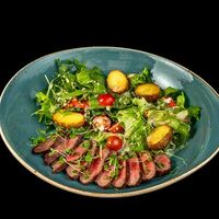 Стейк-салат в Костер