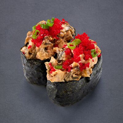 Большие Суши запеченные с угрём в Нагамаки по цене 450 ₽