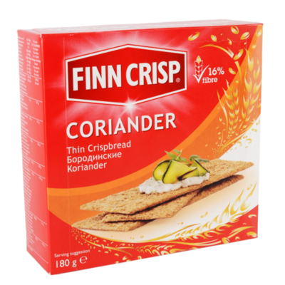 Сухарики Бородинские с кориандром, Finn Crisp в Азбука Вкуса Экспресс Меню по цене 199 ₽