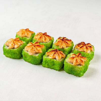 Ролл Запеченный калифорния с лососем в СитиФокс по цене 871 ₽