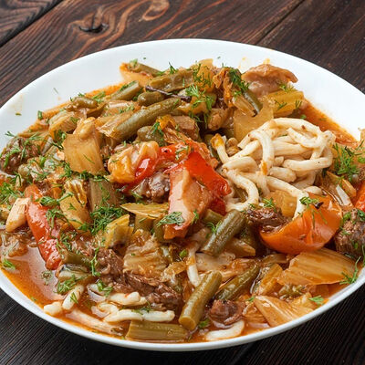 Уйгурский лагман в РОХАТ ФЮЖНЬ по цене 450 ₽