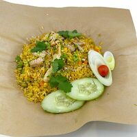 Поккым паб рис и курица в Toshaa