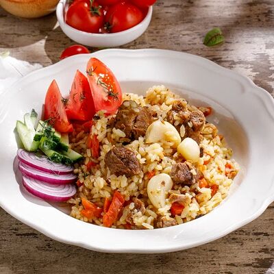 Плов с бараниной и овощами в Пряности & Радости на Московском по цене 1190 ₽