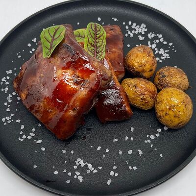 Ребра свиные BBQ в Миллер по цене 720 ₽
