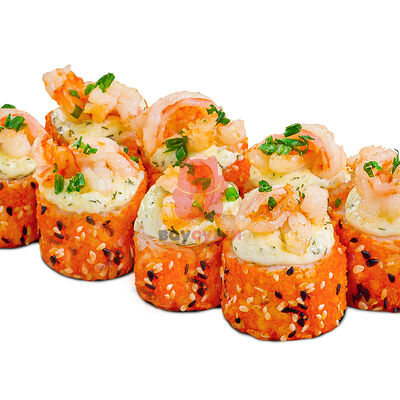 Запеченный ролл с креветкой в Ваусуши по цене 810 ₽