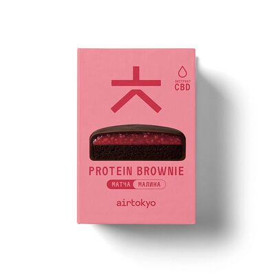 Протеиновый брауни Матча-малина в Surf Coffee x Maverick по цене 265 ₽