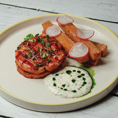 Куриная котлета-гриль в Овертайм по цене 770 ₽