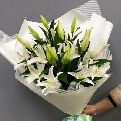 Букет Белая ночь в FLORISTICA по цене 2550 ₽