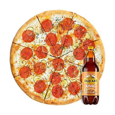 Пиццамания и Лидский квас в ПиццаМания по цене 21 р.