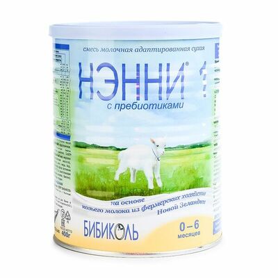 Сухая смесь новорожденным Нэнни 1 с пребиотиками Новая Зеландия в Азбука Вкуса Экспресс Меню по цене 1897 ₽
