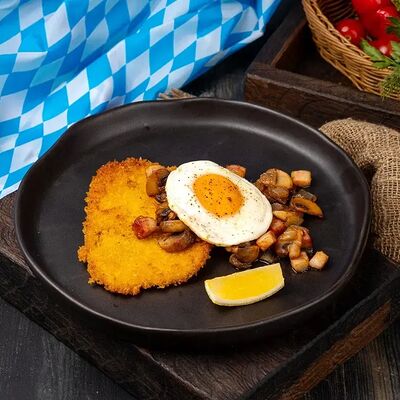 Берлинский свиной шницель в Vivat Pizza по цене 959 ₽