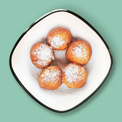 Пончики товрожные 5 шт в Лепим и варим по цене 189 ₽