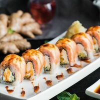 Запеченная Филадельфия с угрем в Маймун