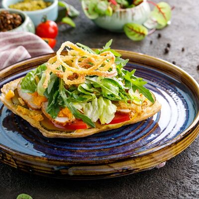 Бутерброд на чиабатте с курицей в Баклажан в ТЦ 