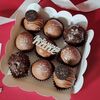 Набор пирожных в шоколаде Любимому папе в Marys Cakes по цене 1690
