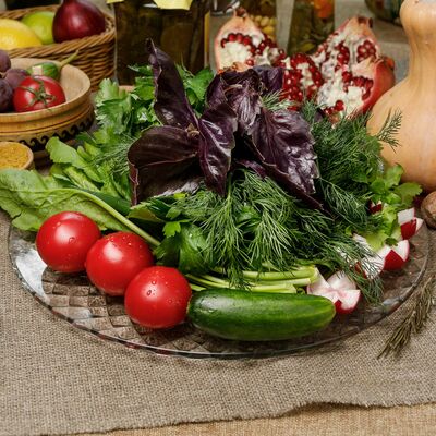 Овощной букет в Шашлычный дворик по цене 1000 ₽