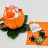 Свеча на хэллоуин Halloween в бокале тыква с блюдцем и открыткойв Дарите красиво по цене 3890