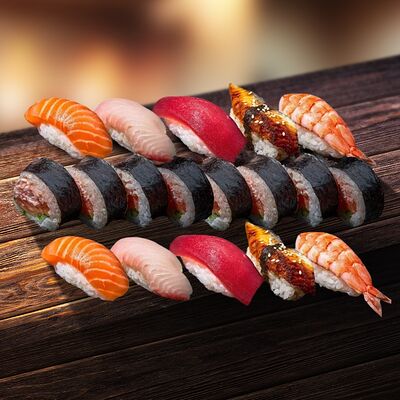 На двоих в Суши Рай по цене 2500 ₽