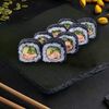 Ролл с лососем Black Цезарь в Самурай SUSHI PREMIUM по цене 524