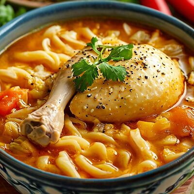 Куриный суп с домашней лапшой в Станъ по цене 525 ₽