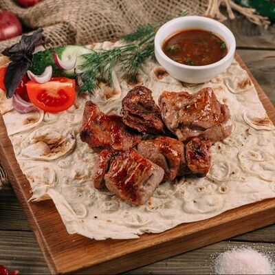 Шашлык Свиная мякоть в Хачапурия по цене 780 ₽