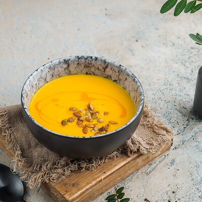 Постный тыквенный крем-суп в Пряности & Радости на Васильевском по цене 390