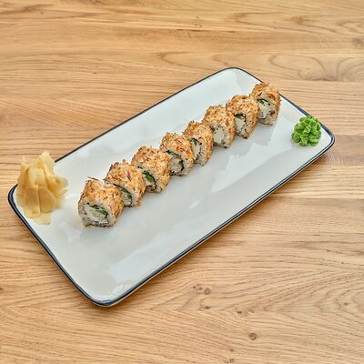 Ролл с угрем и стружкой тунца в Местные по цене 790 ₽