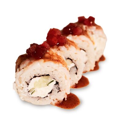 Холодный ролл Креветка, тунец тартар, сладкий чили в Jojo по цене 910 ₽