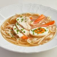 Уха с палтусом и форельюв БульВар