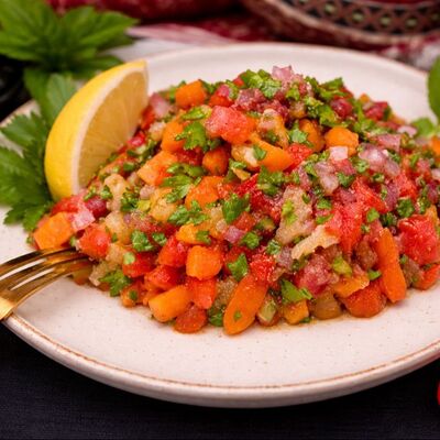 Салат из печеных овощей в 17 шампуров по цене 730 ₽