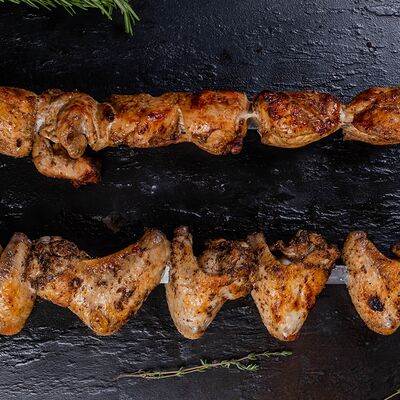 Шашлык из куриных крыльев в Красножар по цене 505 ₽