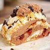 Меренговый рулет с вишней и шоколадом в Олимпия food по цене 350