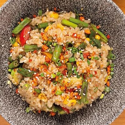 Рис с овощамив Днем с огнем по цене 385 ₽