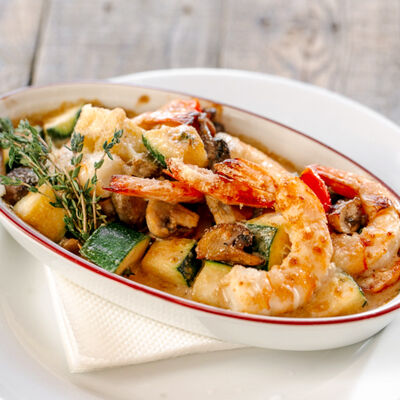 Гамберетти ал форно в Мама Рома по цене 655 ₽