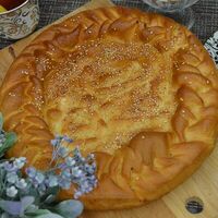 Пирог с курицей и картошкой в Пышнотесто