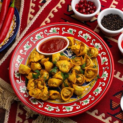 Домашние пельмени жареные в Анхор по цене 560 ₽