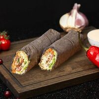 Шаурма в черном лаваше в Экспресс-пекарня