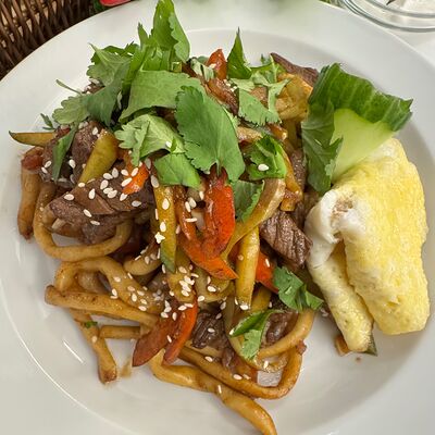 Лагман жареный в Самарканд по цене 730 ₽