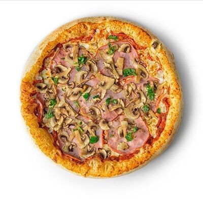 Ветчина и грибы пицца в Bravo Italia по цене 740 ₽