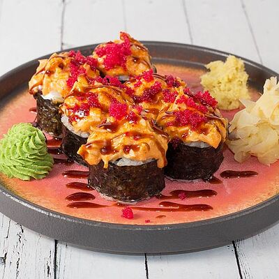 Ролл Динамит с крабом lite в Луиджи & Тосё по цене 239