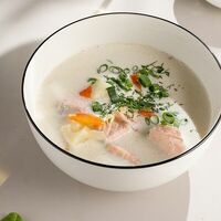 Карельская уха с форелью и сливками в Кукумбер